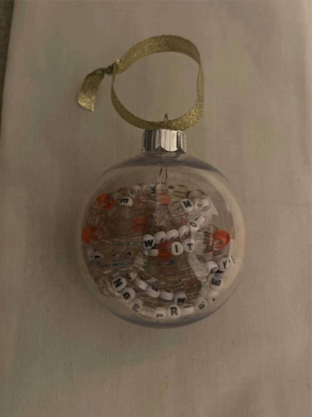 Lenox Holiday Ornament Candy Jar 1.30 Lb Red & Green