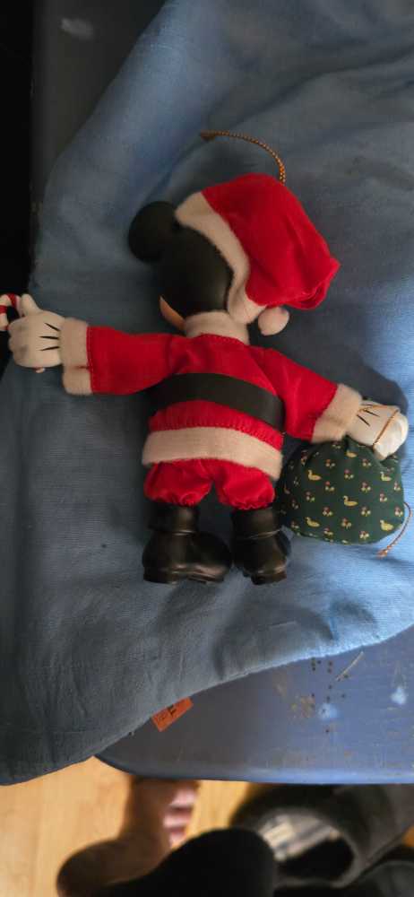 Mickey Mouse Cermic Cloth Doll Ornament   ornament collectible - Main Image 2