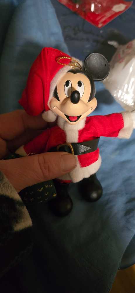 Mickey Mouse Cermic Cloth Doll Ornament   ornament collectible - Main Image 3