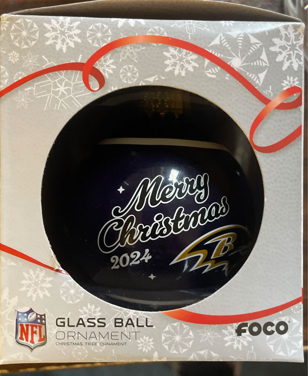 Baltimore Raven Ball - NFL Collection (Raven Football) ornament collectible [Barcode 196816919640] - Main Image 2