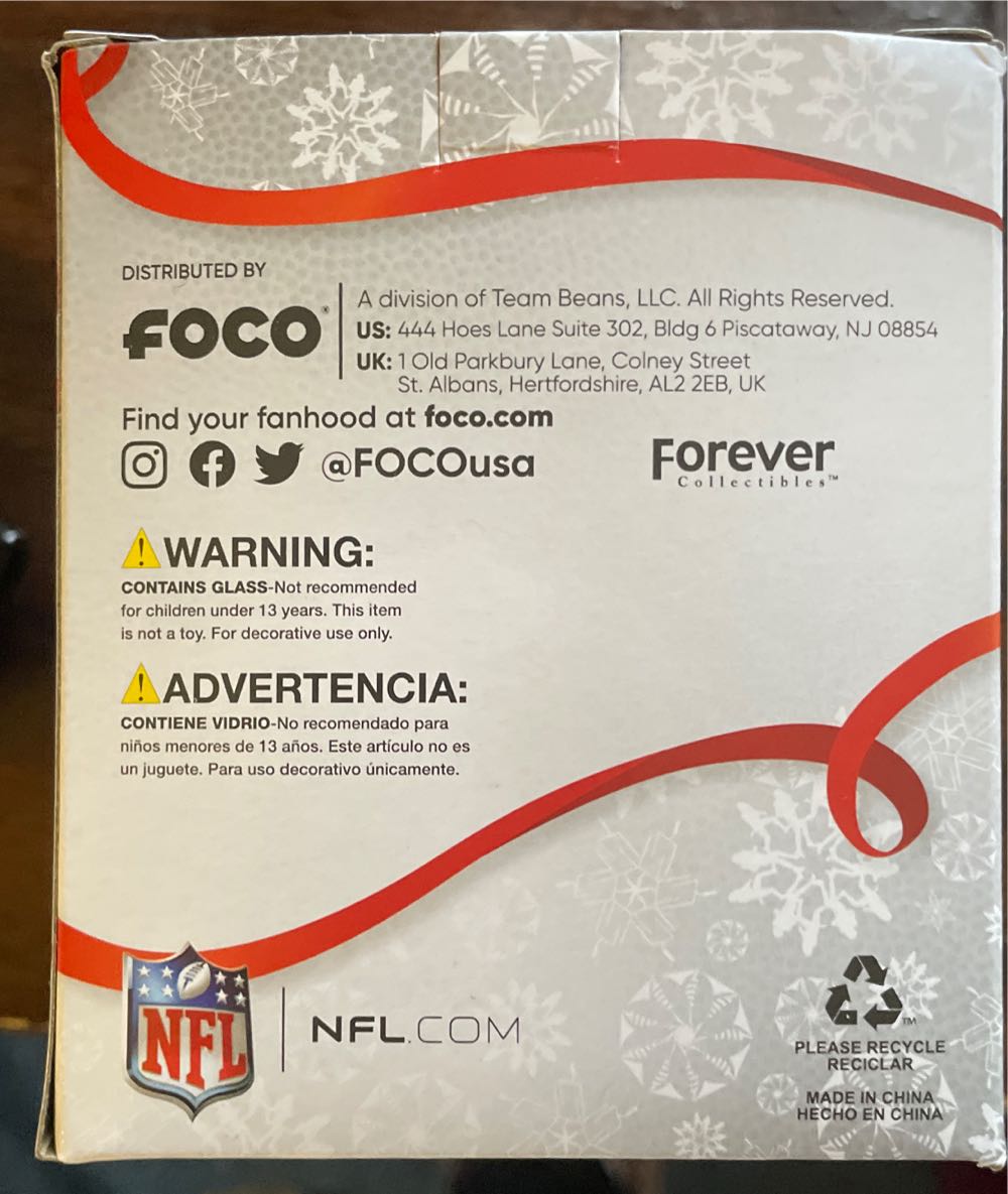 Baltimore Raven Ball - NFL Collection (Raven Football) ornament collectible [Barcode 196816919640] - Main Image 3