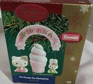 Hello Kitty Ice Cream For Christmas - Foodie (Hello Kitty) ornament collectible - Main Image 3