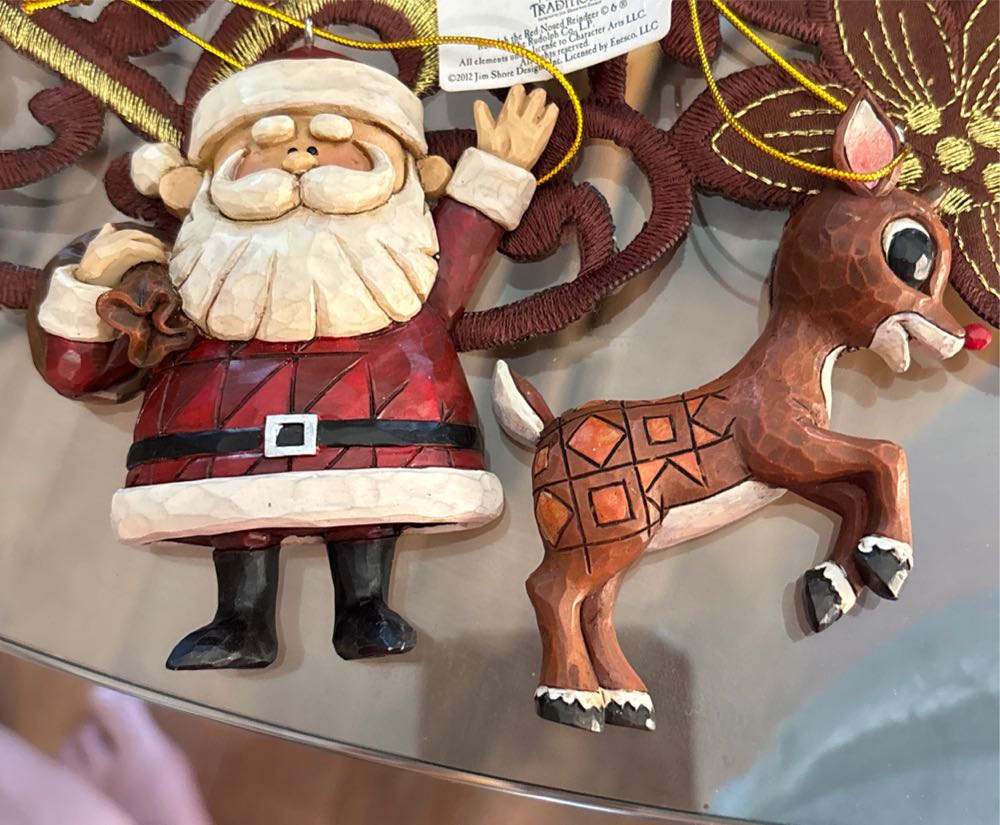 Our Christmas Together Rudolph - Jim Shore (Rudolph The Red-Nosed Reindeer) ornament collectible [Barcode 045544494441] - Main Image 2