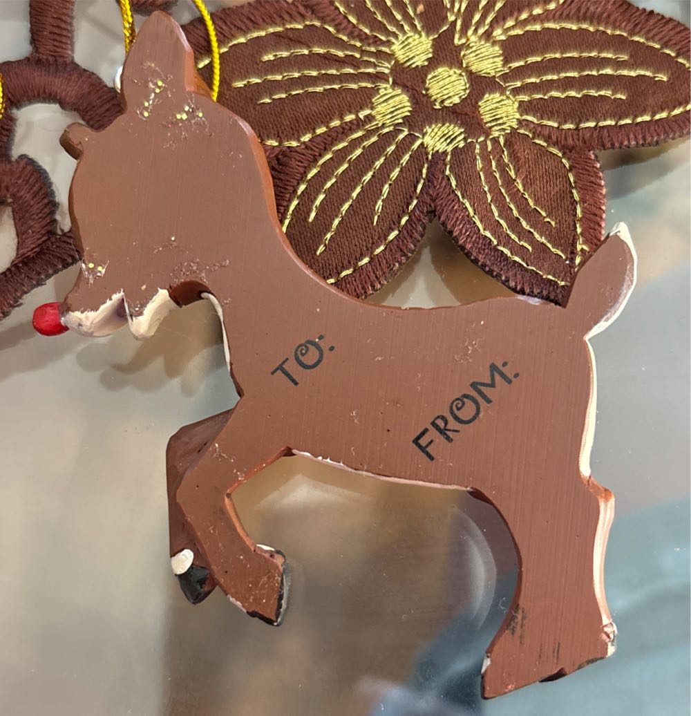 Our Christmas Together Rudolph - Jim Shore (Rudolph The Red-Nosed Reindeer) ornament collectible [Barcode 045544494441] - Main Image 3