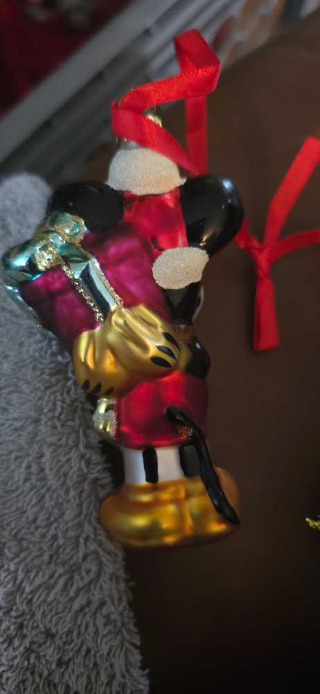 Mickey Present Behind Back  ornament collectible - Main Image 2