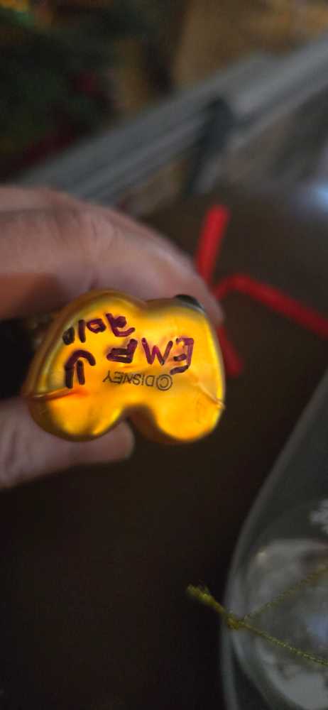 Mickey Present Behind Back  ornament collectible - Main Image 3