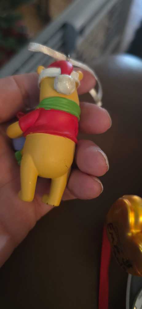 Pooh Holding Honey Present   ornament collectible - Main Image 2