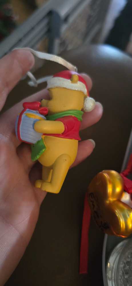 Pooh Holding Honey Present   ornament collectible - Main Image 3