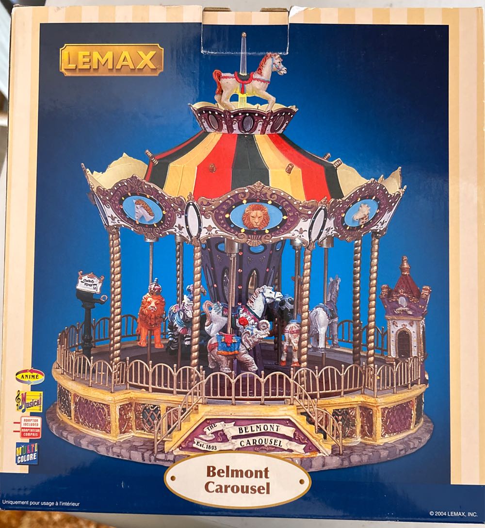 Belmont Carousel #44171 - Carnival (Sights and Sounds) ornament collectible [Barcode 728162441713] - Main Image 2