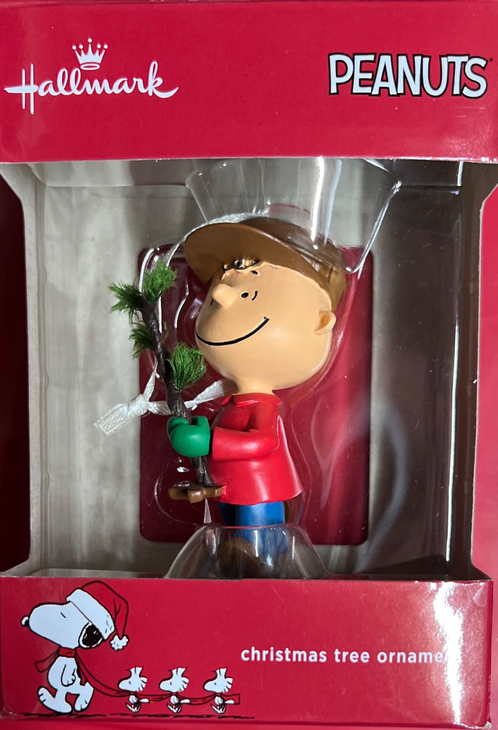 Charlie Brown With Little Tree - The Peanuts Gang ornament collectible [Barcode 763795145294] - Main Image 2