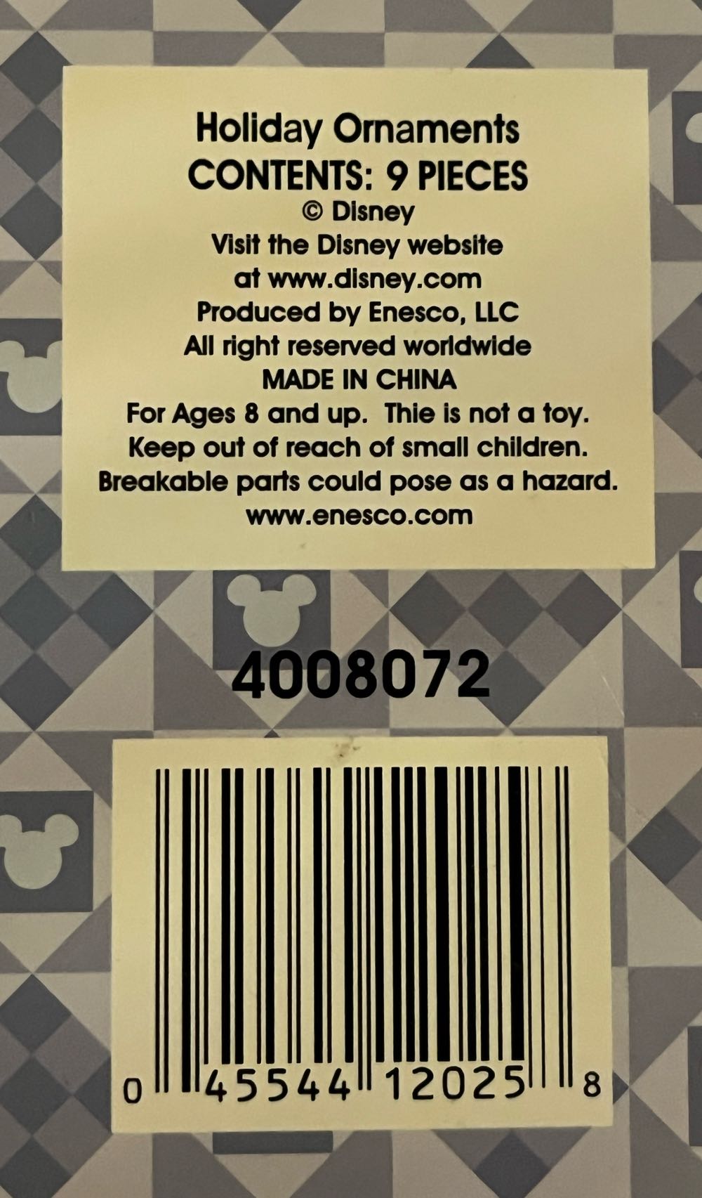 Snow White Holiday Ornaments - Disney Showcase Collection ornament collectible - Main Image 2