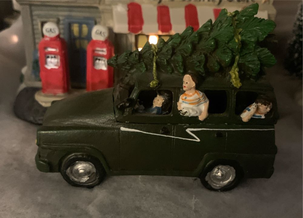 Holiday Time - Delivering The Tree  (Christmas Village Accessories) ornament collectible [Barcode 049696564823] - Main Image 2