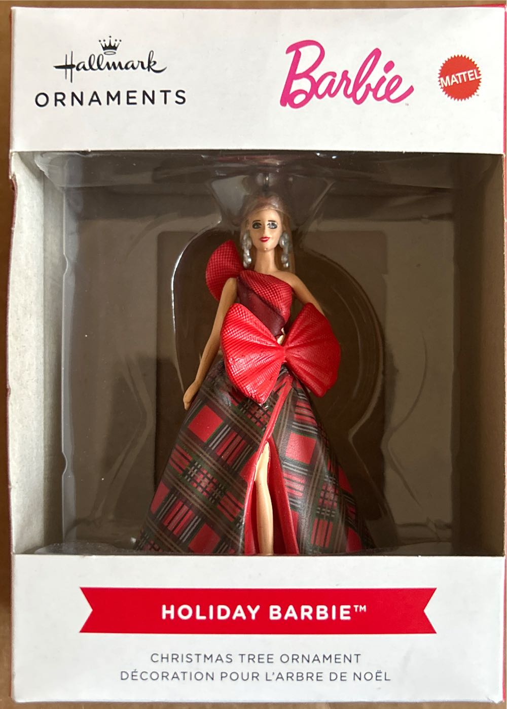 Barbie: Holiday Barbie 2024 Christmas Ornament - Holiday Barbie (Holiday Barbie) ornament collectible [Barcode 661127046427] - Main Image 2