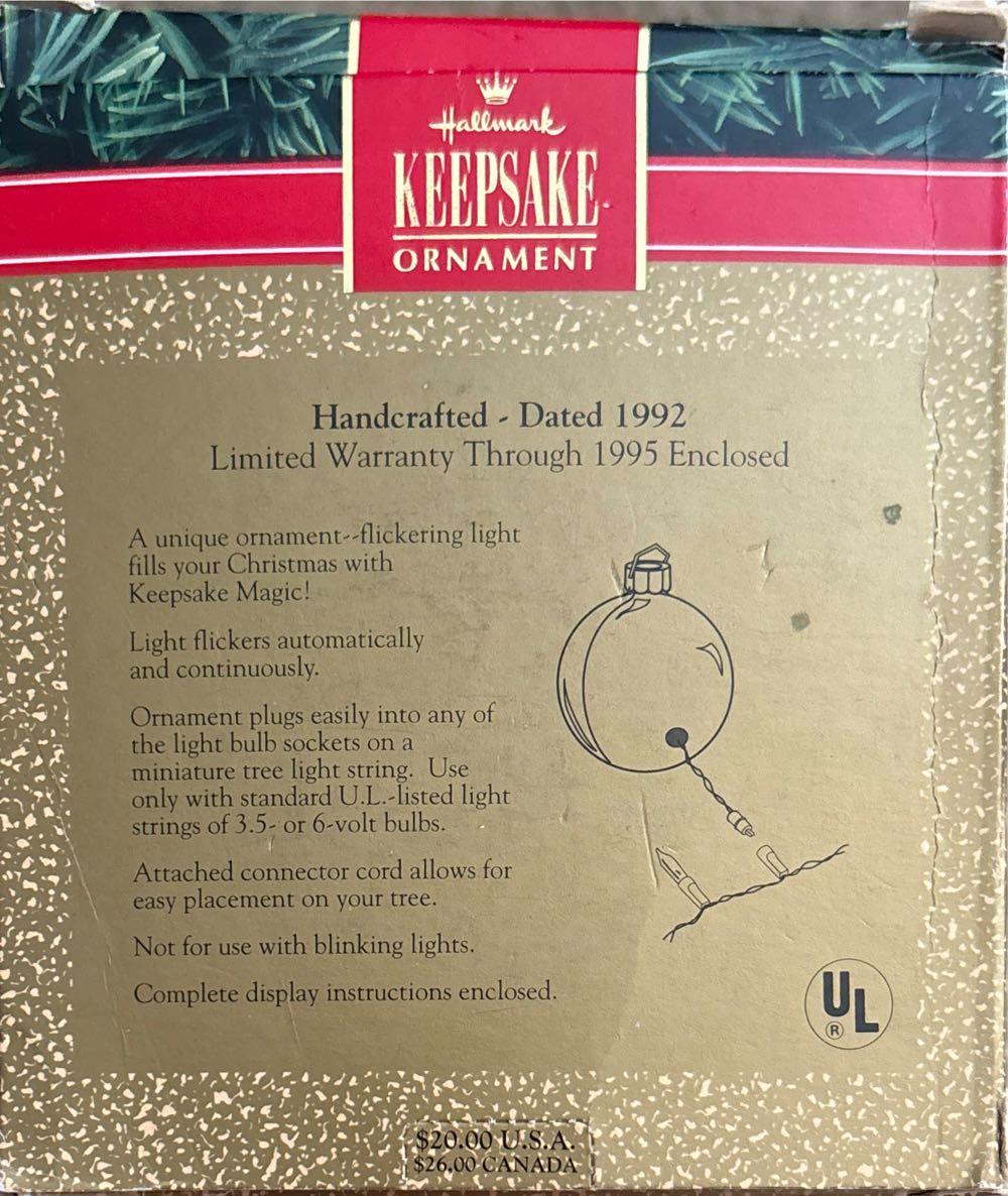 Our First Christmas Together  ornament collectible [Barcode 070000027543] - Main Image 2