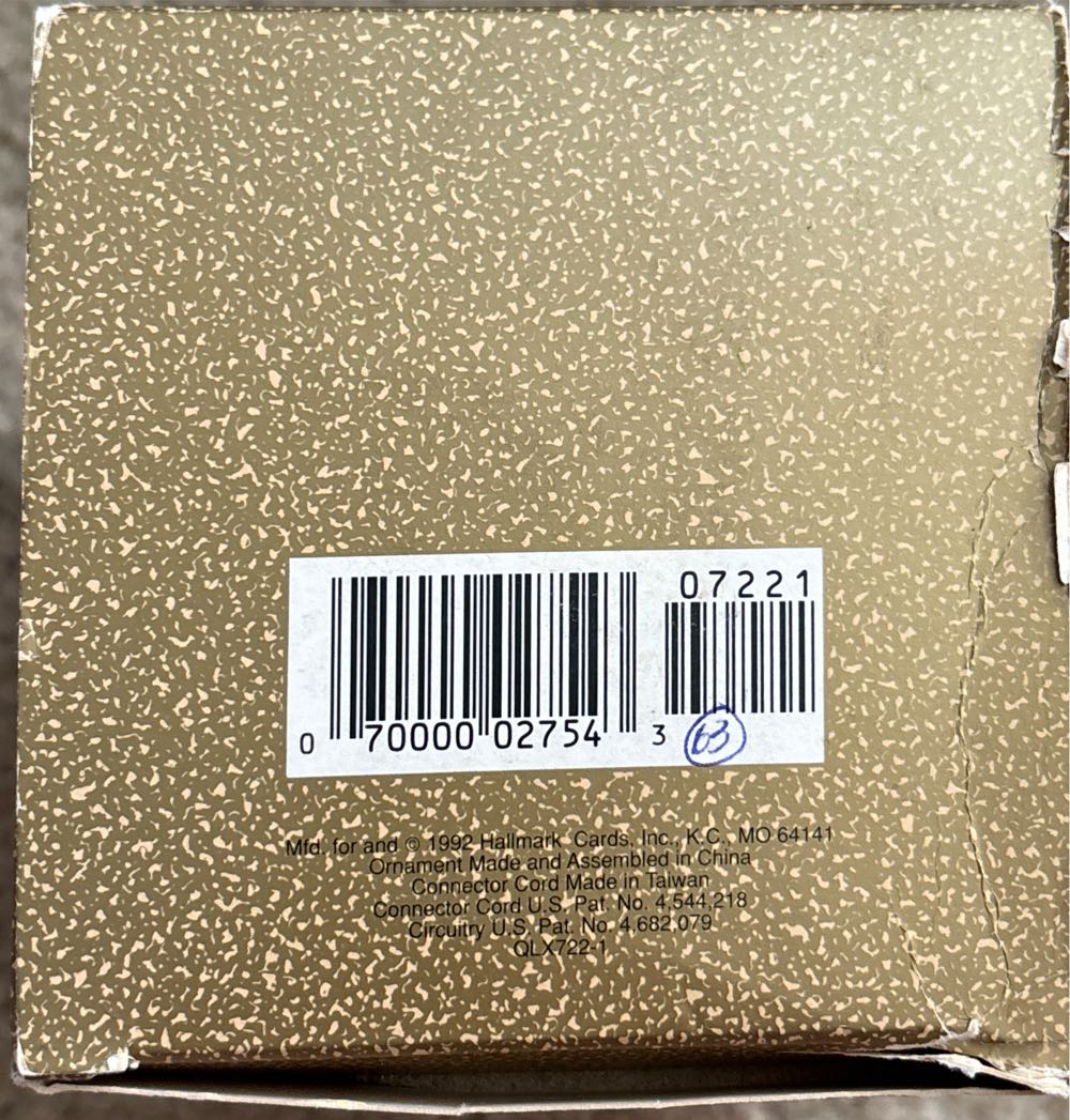 Our First Christmas Together  ornament collectible [Barcode 070000027543] - Main Image 3