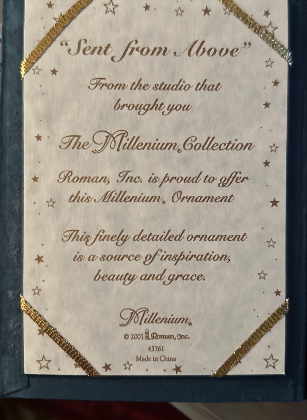 Sent From Above Madonna And Child  ornament collectible - Main Image 2