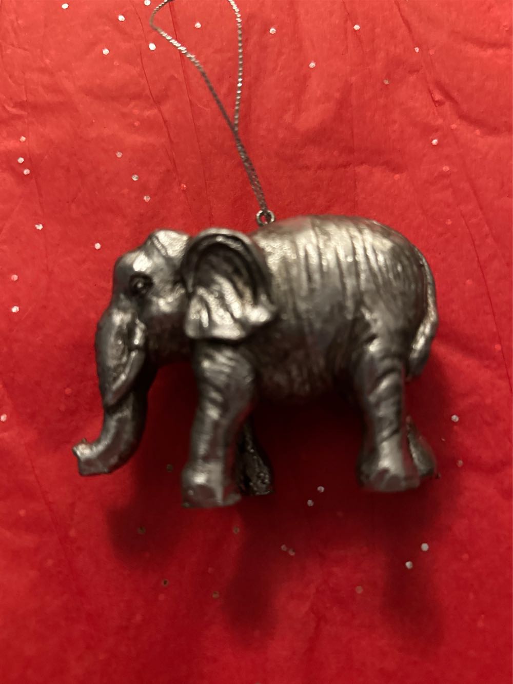 Elephant Silver  ornament collectible - Main Image 1