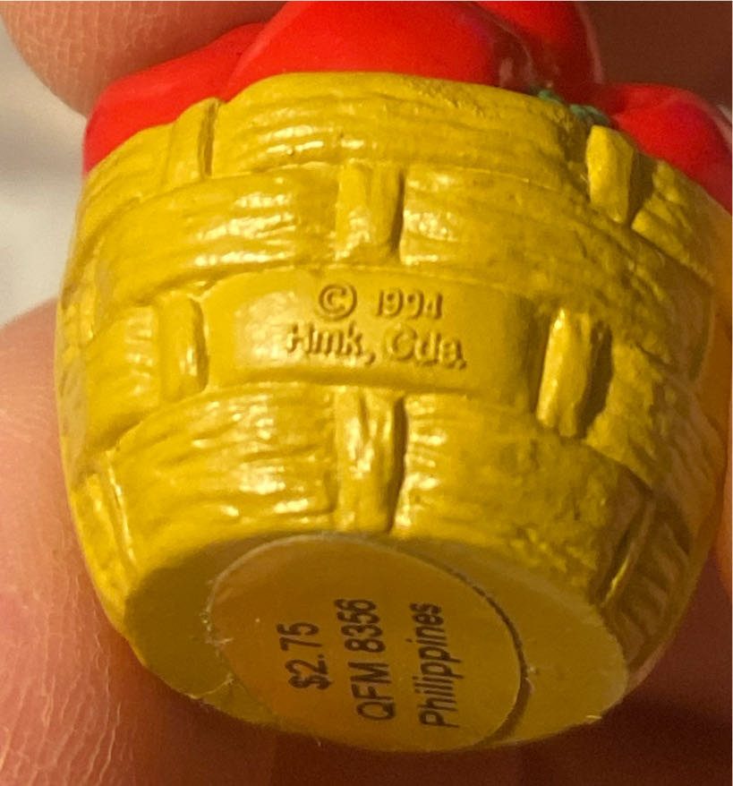 Merry Miniature Basket Of Apples - Merry Miniatures (Apples) ornament collectible - Main Image 4