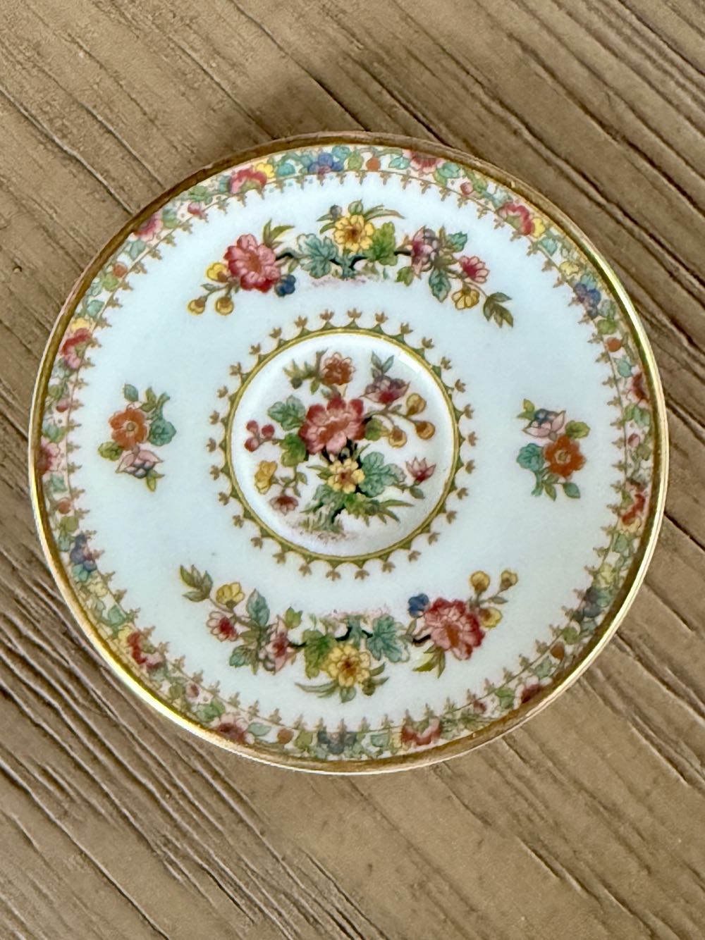 Ming Rose - Miniature Tea Cup ornament collectible - Main Image 2