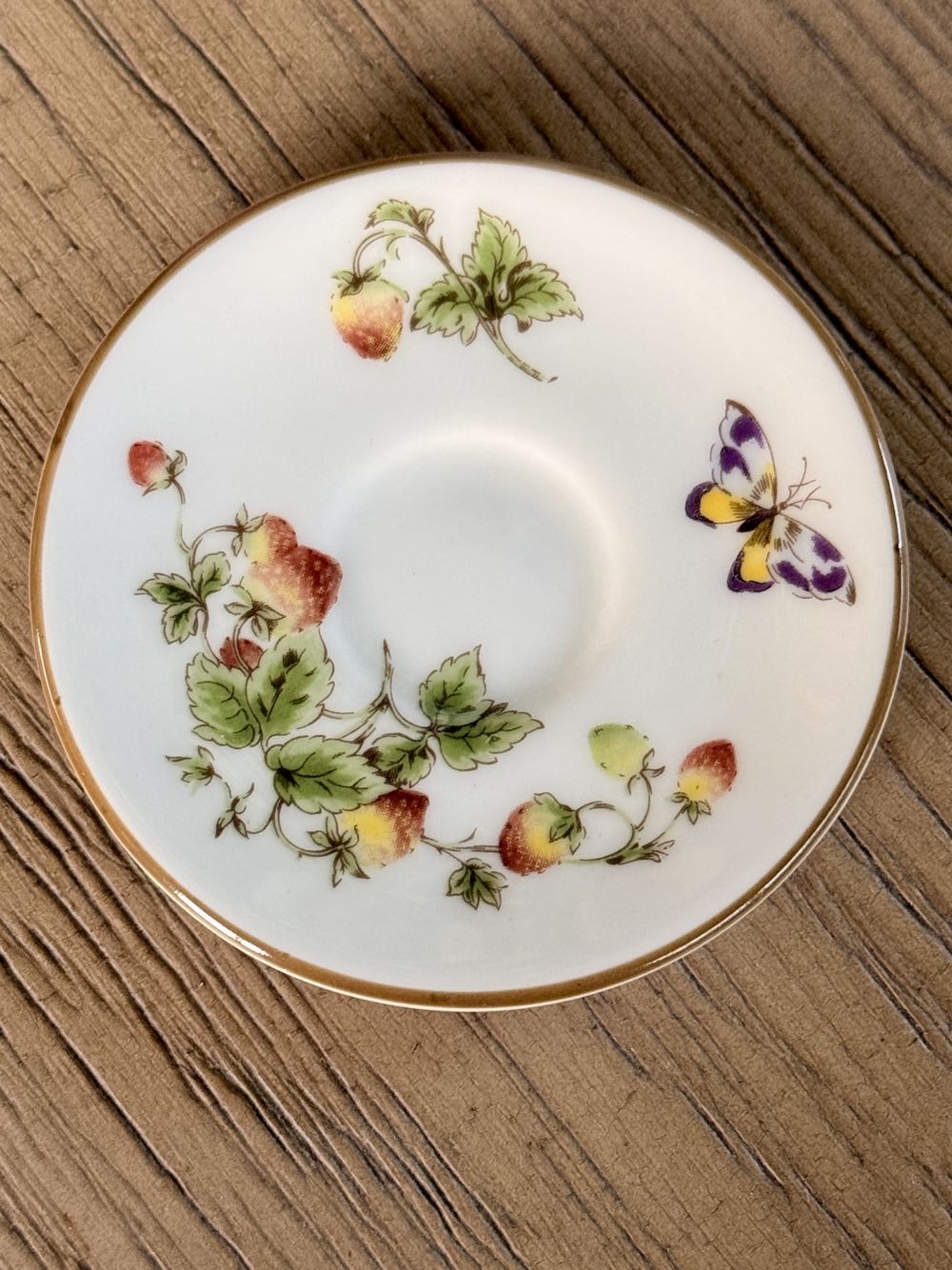 Strawberry - Miniature Tea Cup ornament collectible - Main Image 2