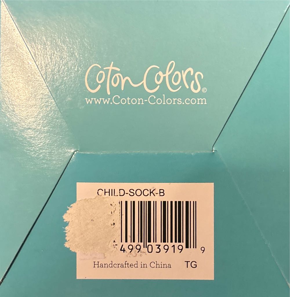 Coton Colors Sock  ornament collectible - Main Image 2