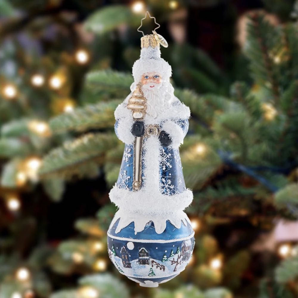 Snowy Serenity Santa  (Santa) ornament collectible - Main Image 3