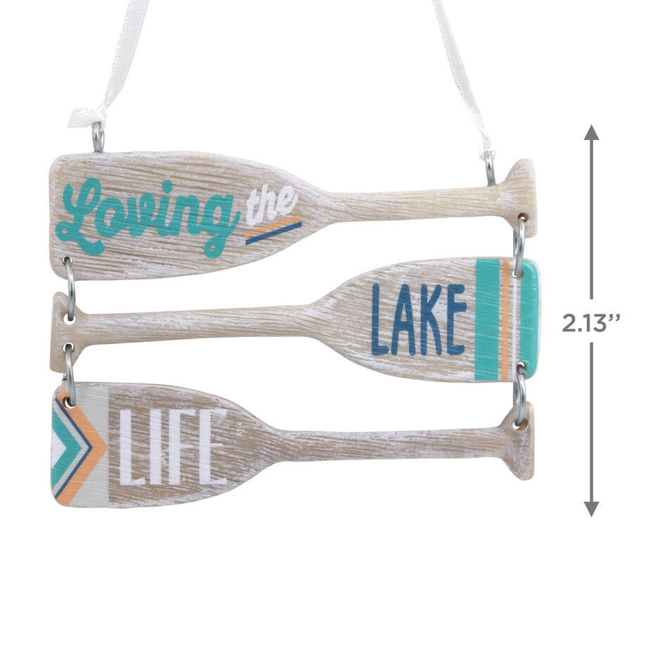 Loving Lake Life Paddles  ornament collectible - Main Image 2
