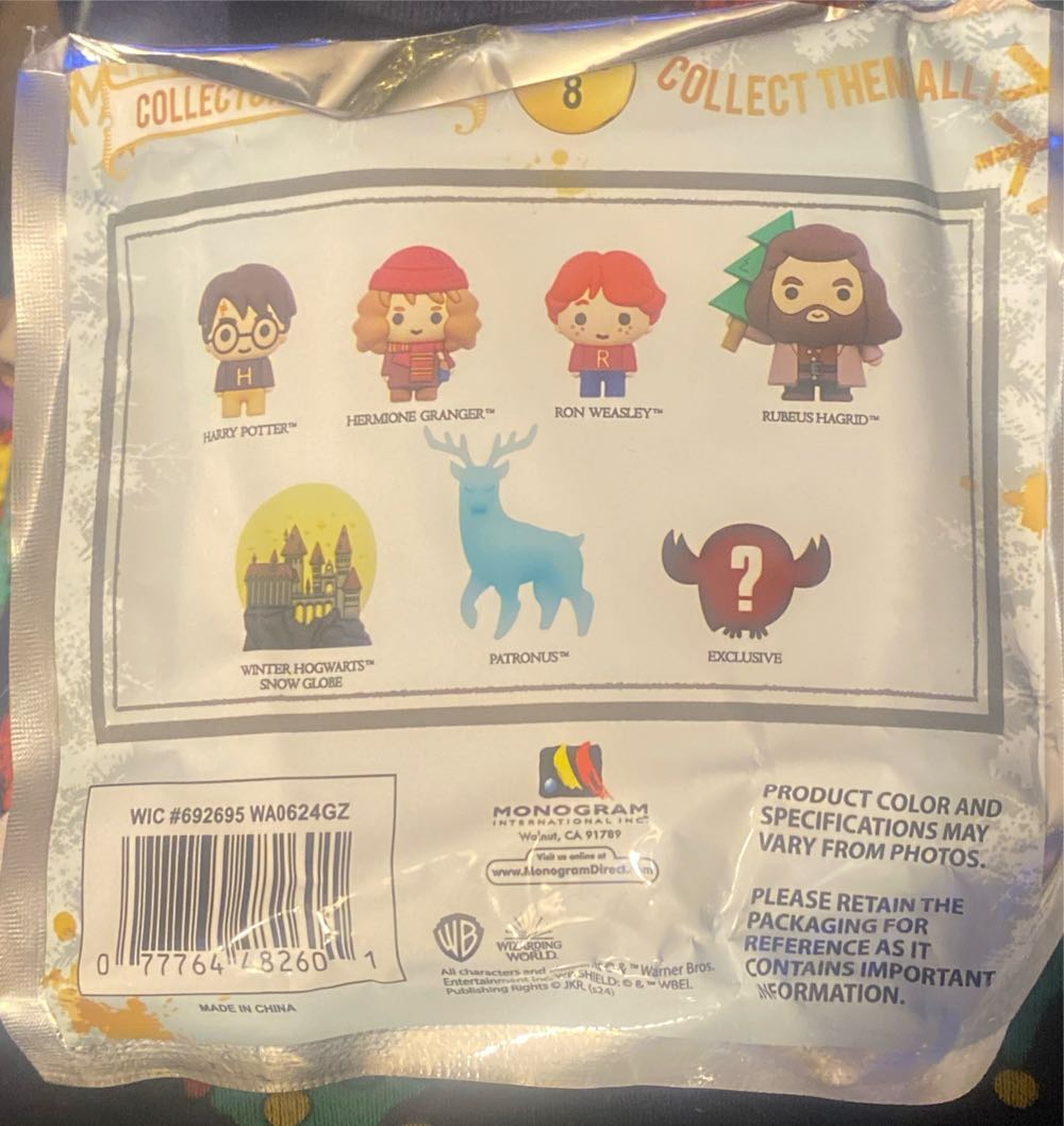 Harry Potter Figural Bag Clip Series 8 Winter Hogwarts Snow Globe - Harry Potter (Harry Potter, Mystery Bag Clip) ornament collectible [Barcode 077764482601] - Main Image 2