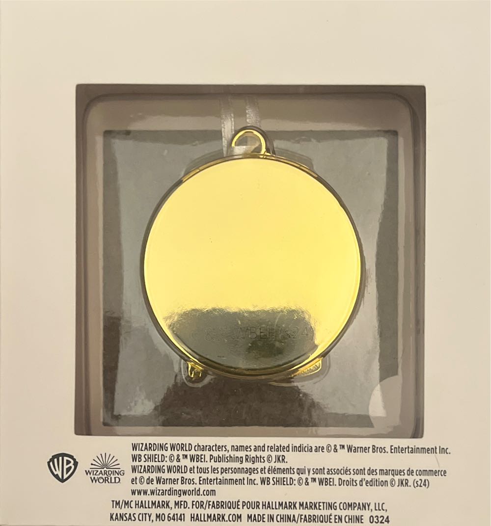 Harry Potter Hogwarts School Of Witchcraft And Wizardry Christmas Ornament Premium Metal - Premium Hallmark Ornament (Harry Potter) ornament collectible [Barcode 661127052268] - Main Image 2