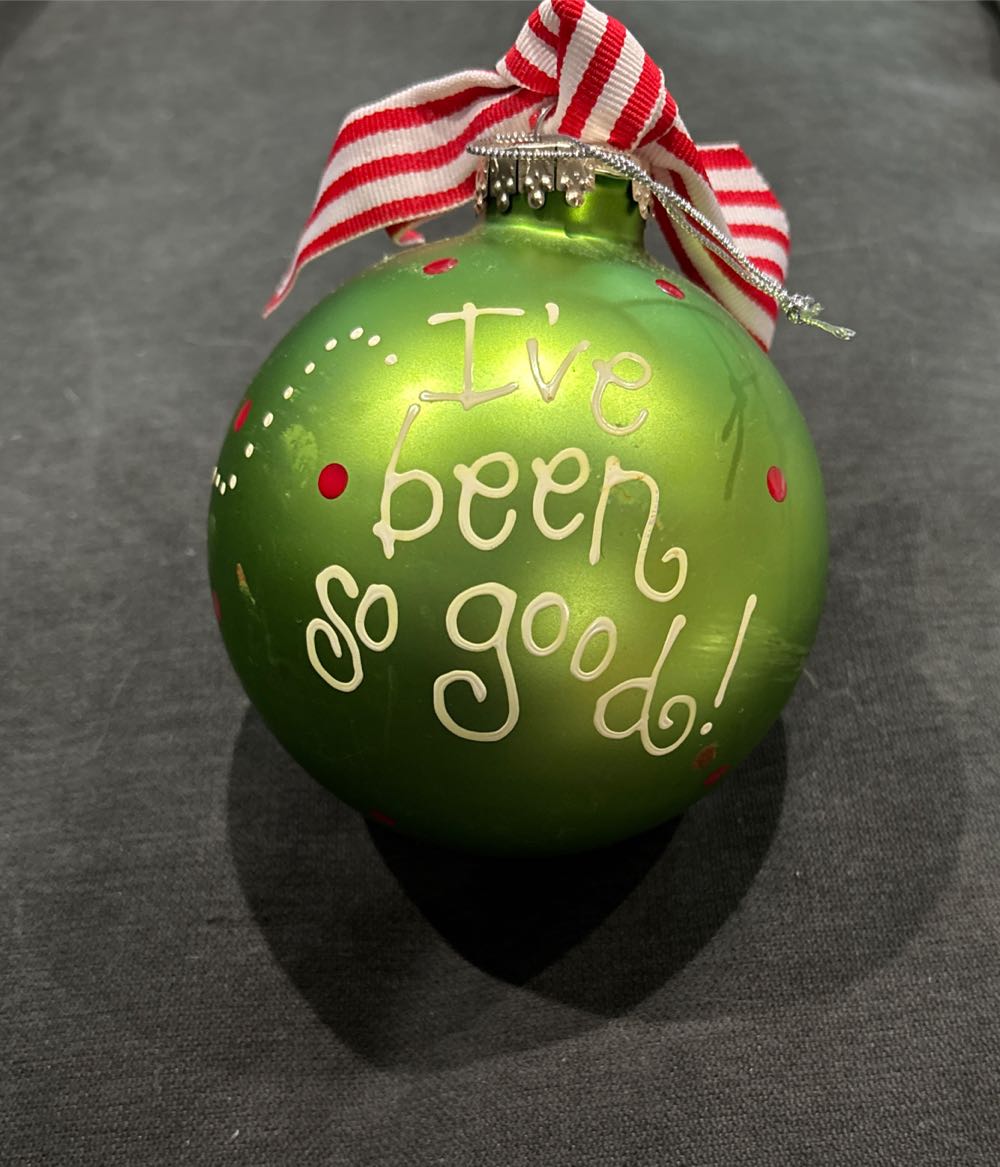 Dear Santa I’ve Been So Good! - Coton Colors (Coton Colors) ornament collectible - Main Image 2