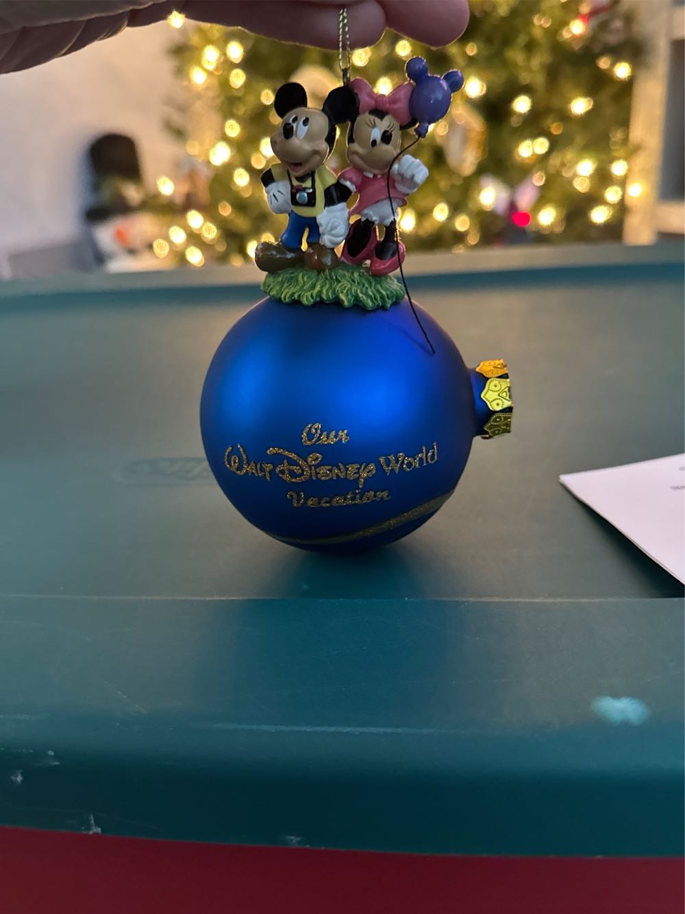 Our Walt Disney Vacation  (Walt Disney) ornament collectible - Main Image 2