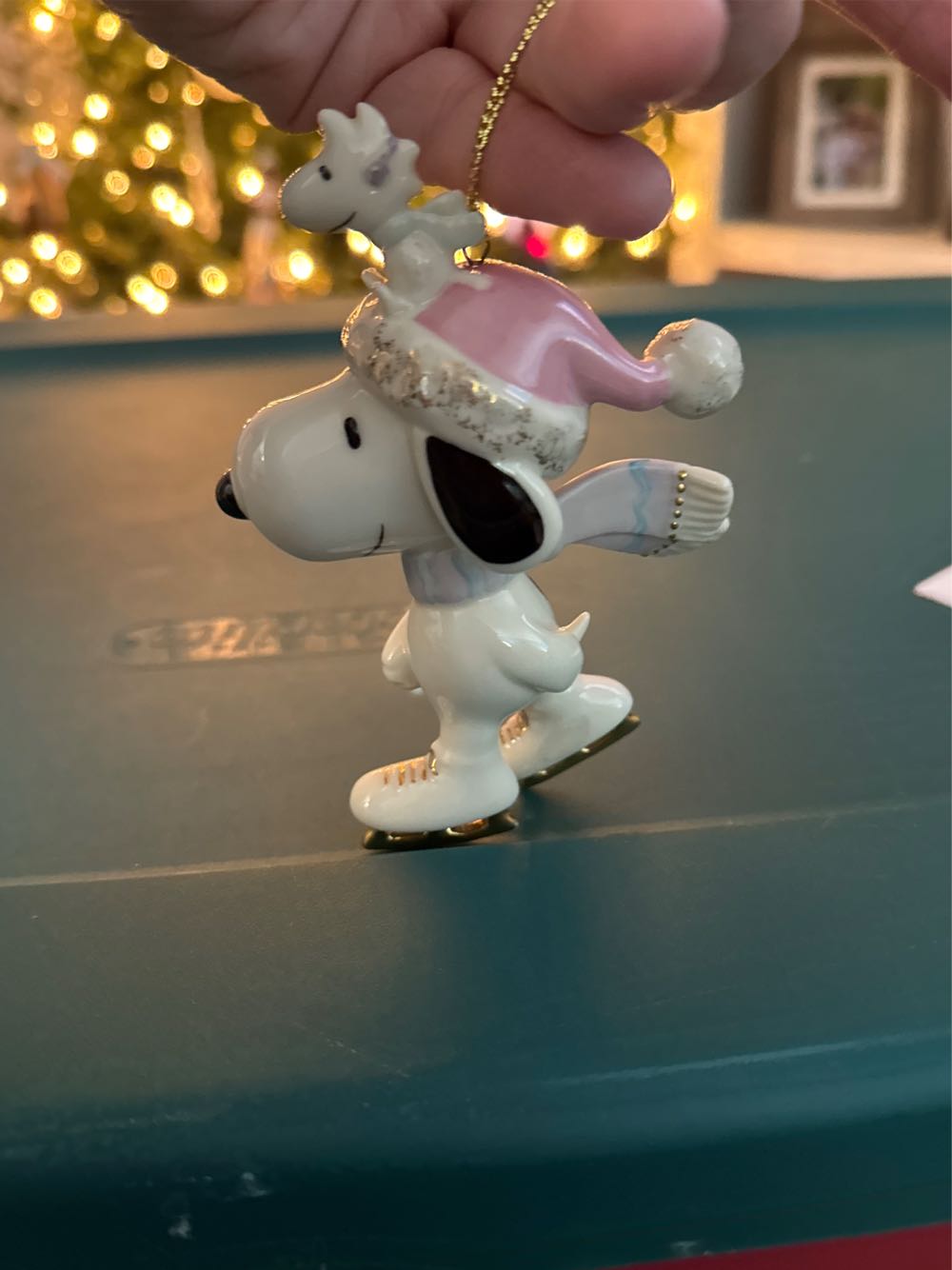 Snoopy’s Skating Friend  (Snoopy) ornament collectible - Main Image 2
