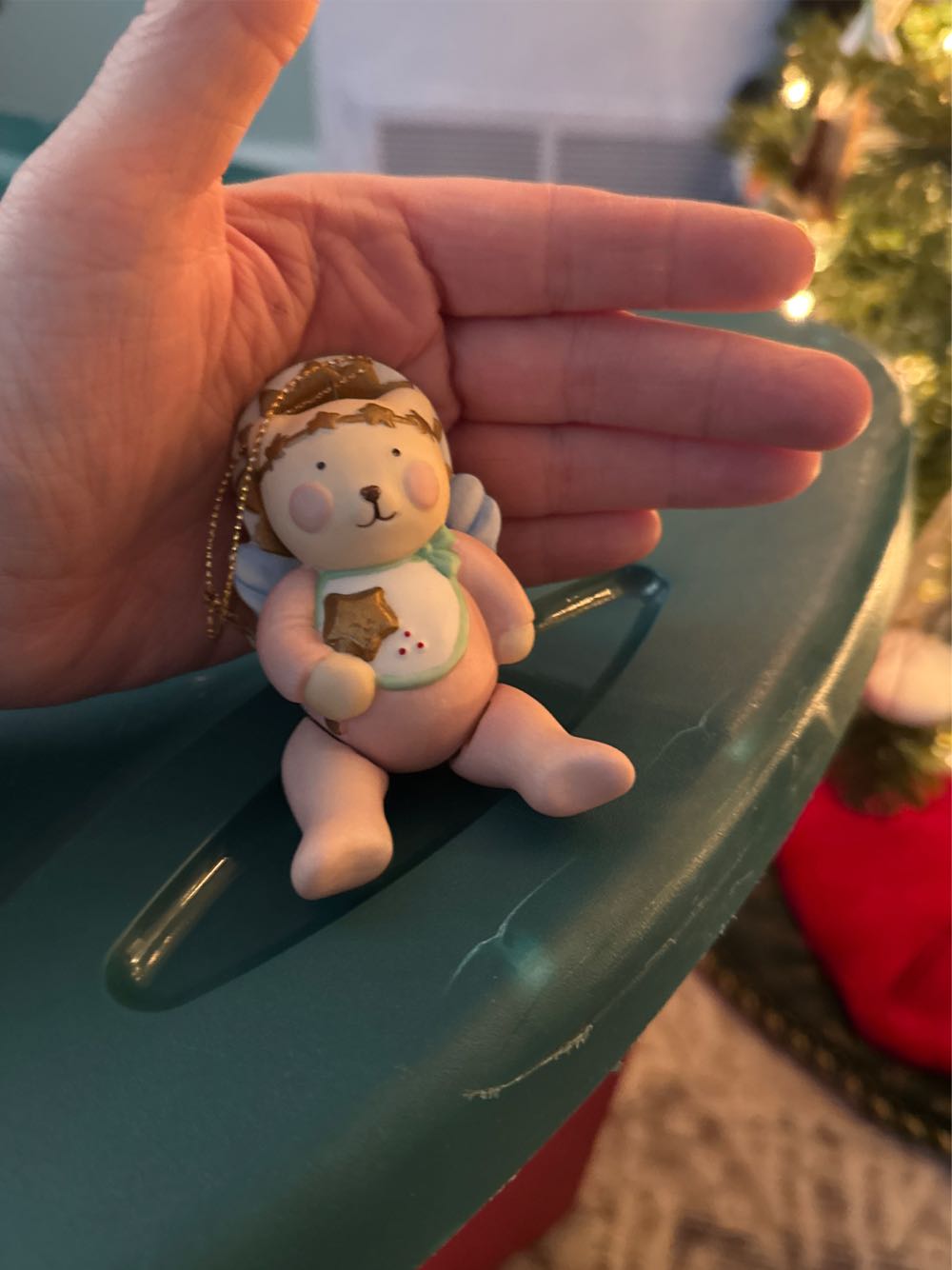Baby’s First Christmas Bear  ornament collectible - Main Image 3