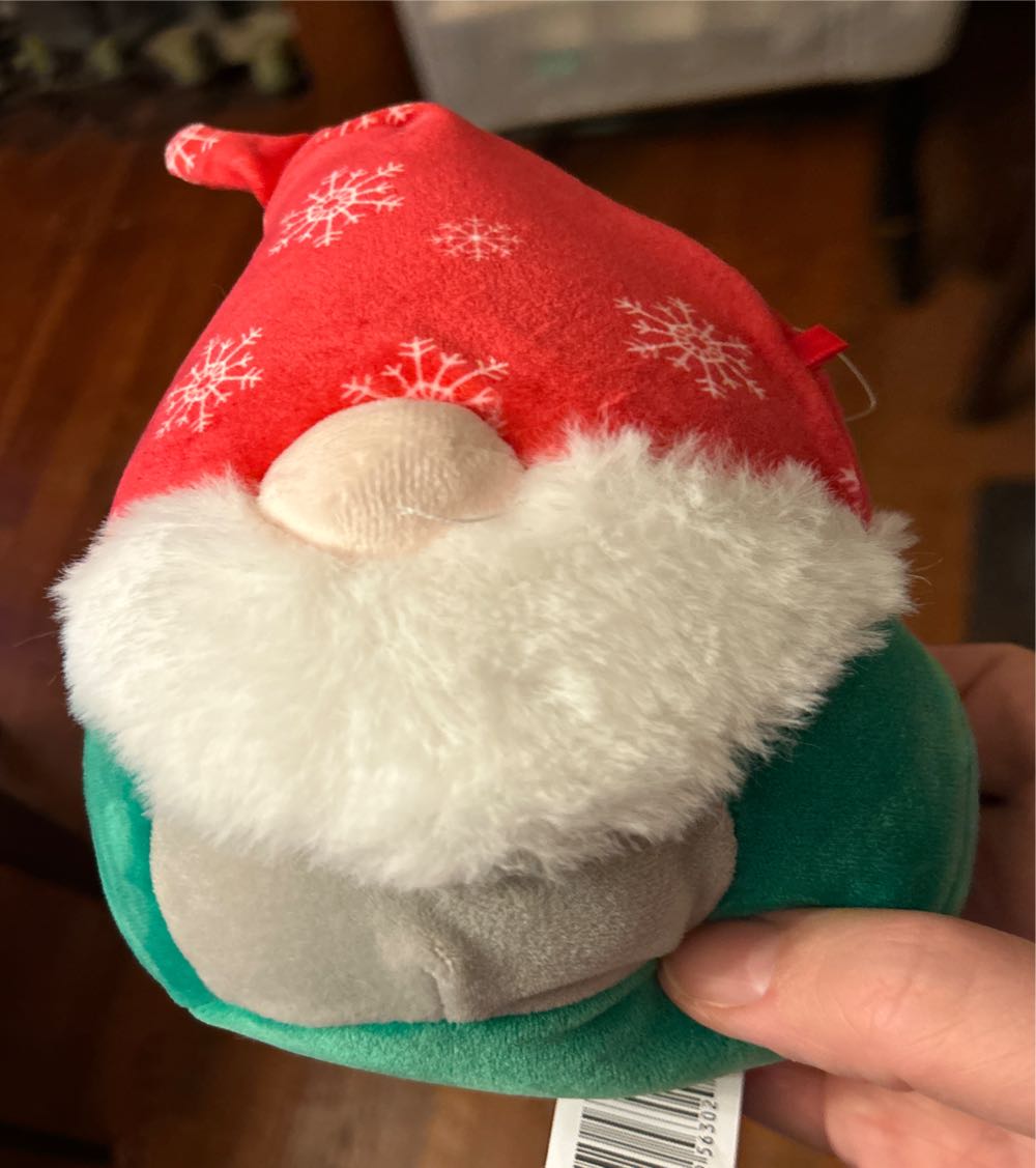 Squishmallows Official Kellytoy 4.5 Inch Soft Plush Squishy Toy Animals Nick Santa Claus  ornament collectible [Barcode 734689563029] - Main Image 2