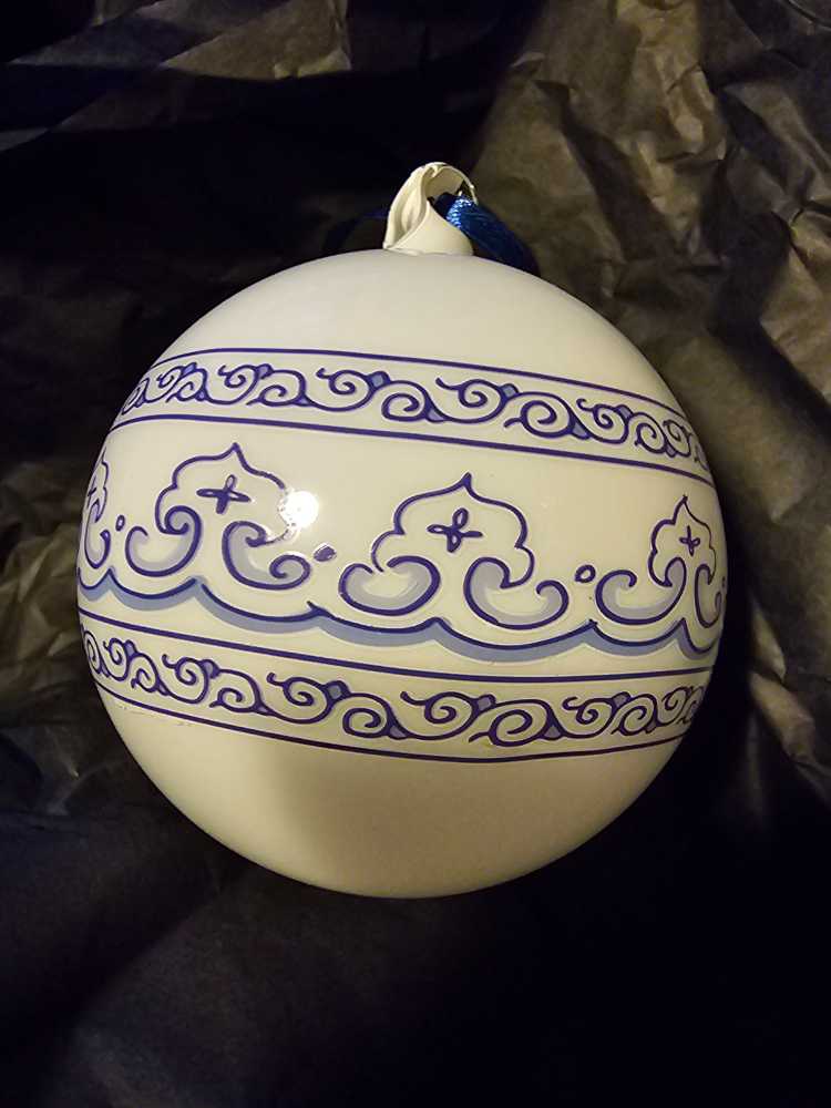 Chinoiserie White Ginko Arrows  ornament collectible [Barcode 848963037851] - Main Image 2