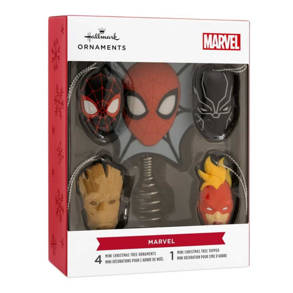 Marvel Miniature Tree Topper Set - Marvel (Miniature Set) ornament collectible [Barcode 661127059922] - Main Image 3