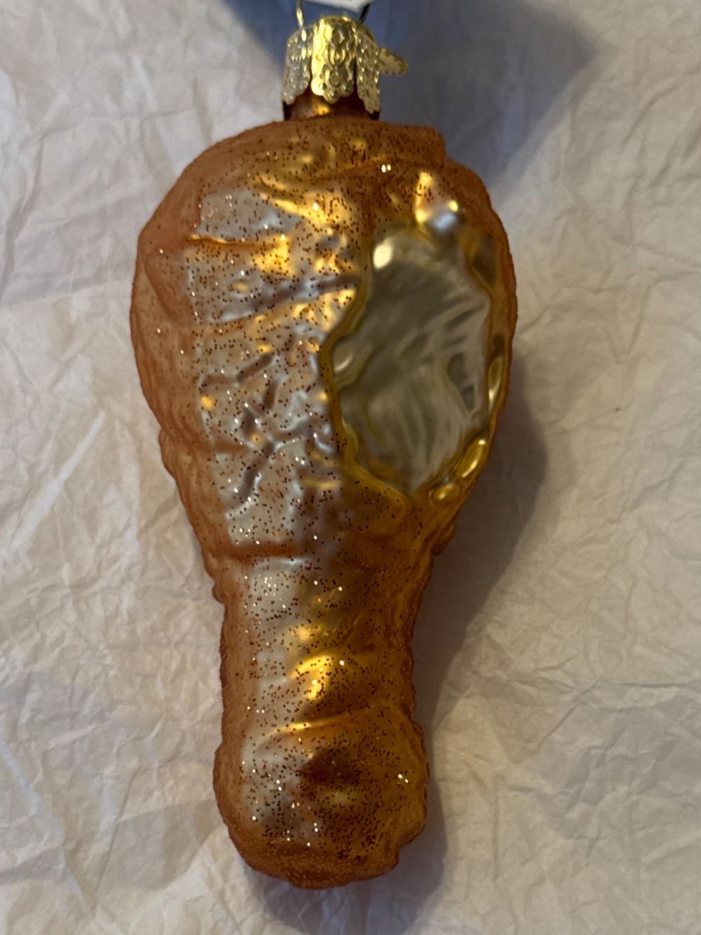 Old World Christmas Fried Chicken  ornament collectible [Barcode 729343323088] - Main Image 2