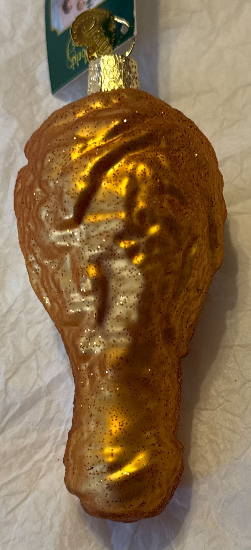 Old World Christmas Fried Chicken  ornament collectible [Barcode 729343323088] - Main Image 3