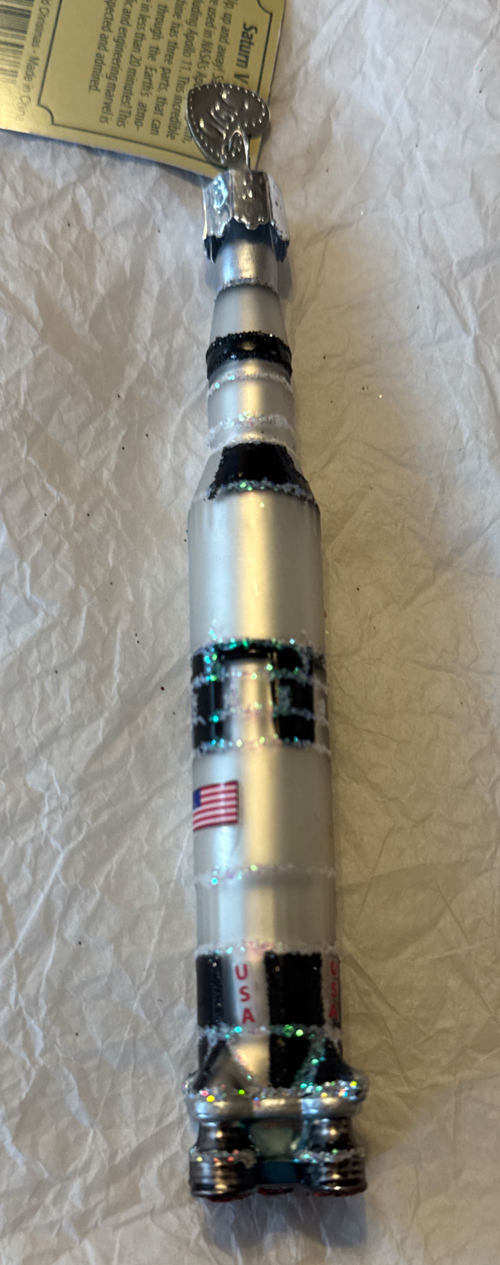 Saturn V Rocket  (Space) ornament collectible [Barcode 729343460882] - Main Image 2