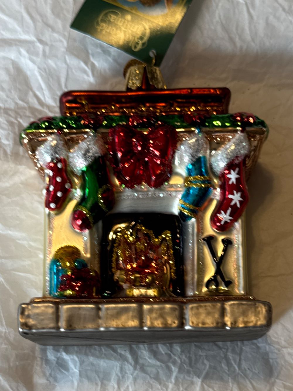 Old World Christmas Holiday Hearth Glass Blown Ornaments For Christmas Tree  ornament collectible [Barcode 729343324344] - Main Image 2