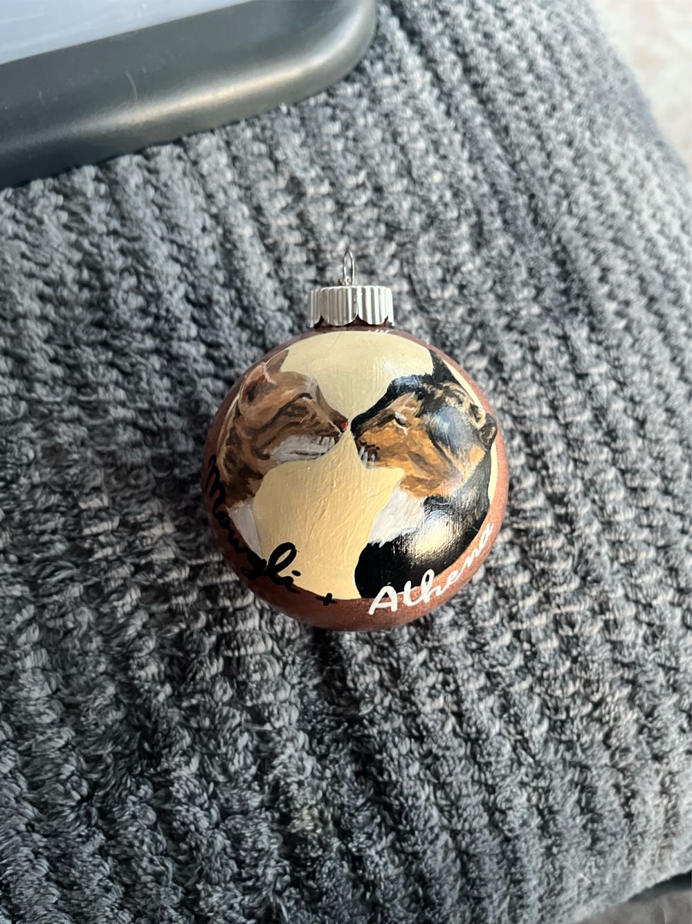 Lenox First Blessing Nativity Donkey Figurine Standing Blue Blanket Ivory