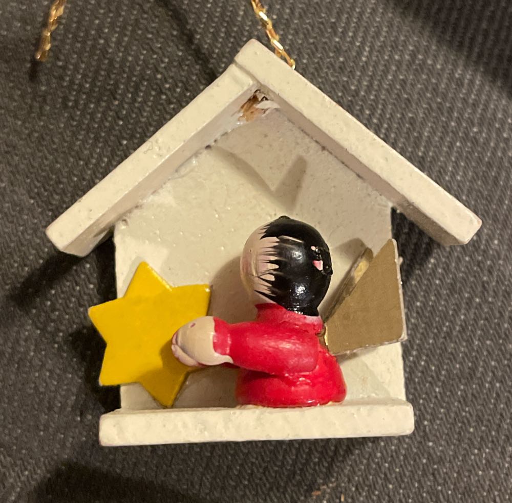 Ashland 6.5” Santa With Striped Hat Glass Ornament Christmas And Holiday Home Decor