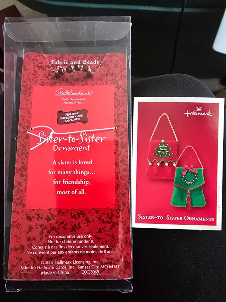 Sister  ornament collectible - Main Image 2