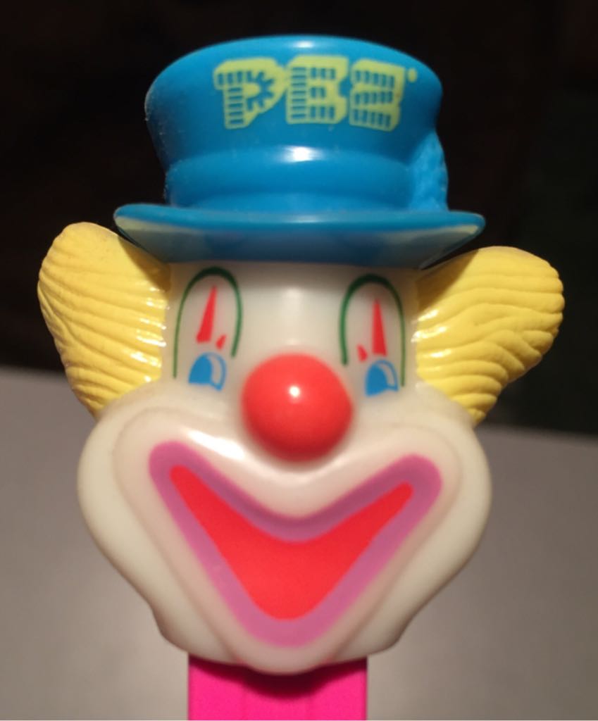 Peter Pez C Neon Pink Stem - Peter Pez Clown pez collectible - Main Image 2