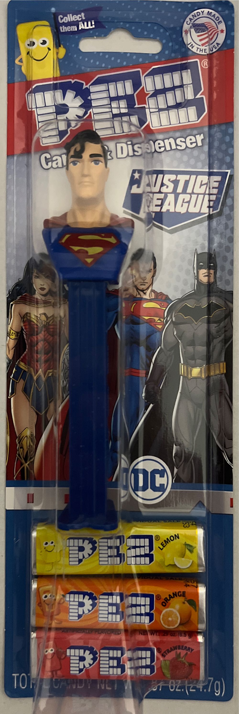 Superman - Superheroes & Villains - DC Comics (complete) pez collectible - Main Image 2