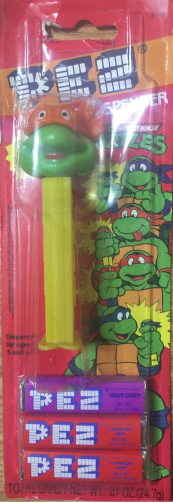 Teenage MNT Michaelangelo Smiling - Teenage Mutant Ninga Turtles pez collectible - Main Image 2