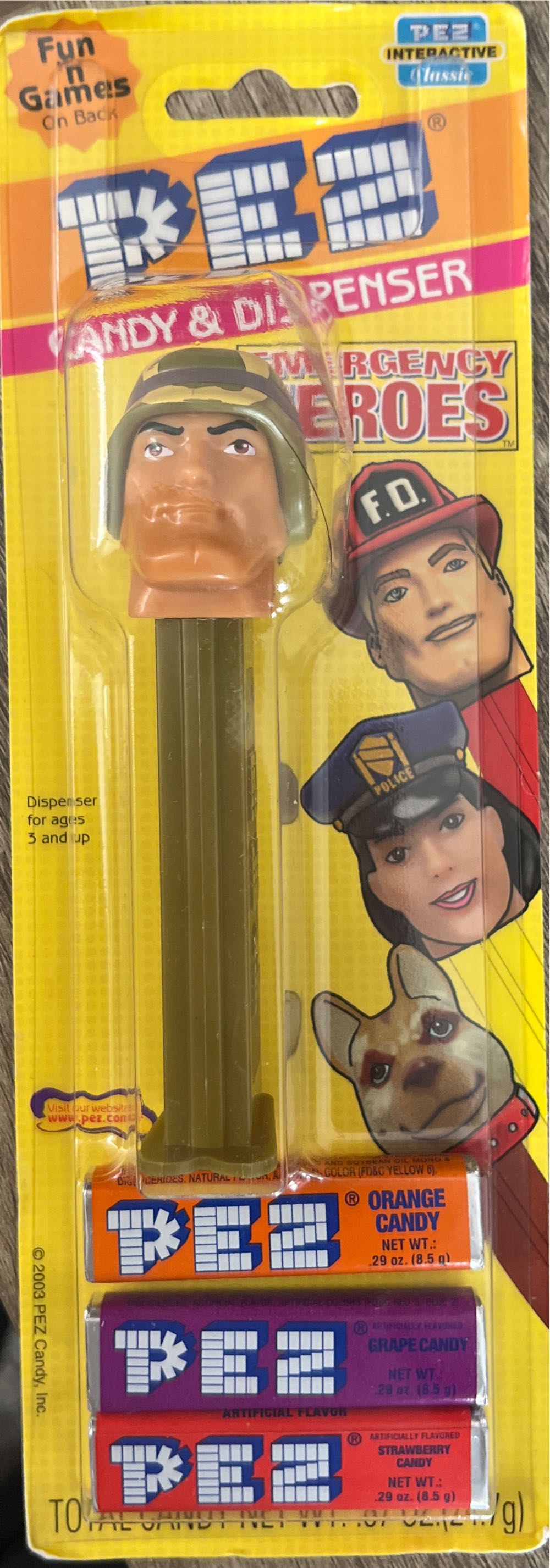 Emergency Heroes - Army Ranger - Emergency Heroes pez collectible - Main Image 4