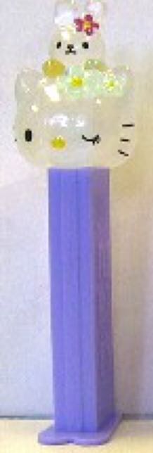 Hello Kitty With Rabbit Crystal - Hello Kitty pez collectible - Main Image 2