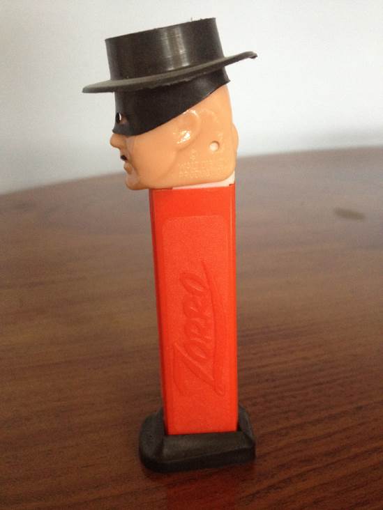 Zorro With Large Logo  pez collectible - Main Image 2