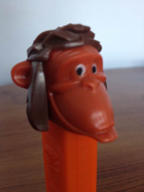 King Louie Burnt Orange Face - DISNEY-JUNGLE BOOK Old School pez collectible - Main Image 2